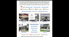 Desktop Screenshot of patiorooms-sunrooms.com